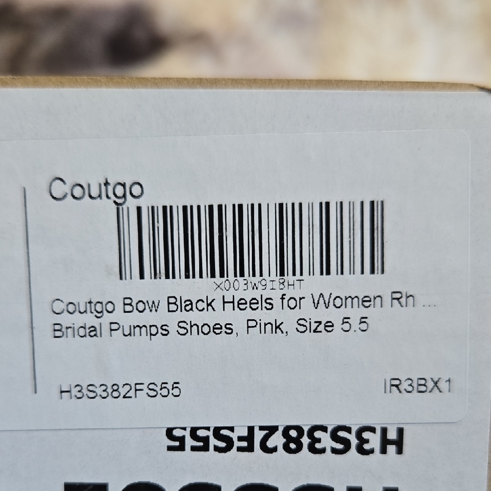 Chic Black and Pink Women's Heels - Picture 5 of 5